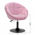 4Rico swivel armchair QS-BL12B velvet pink