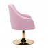4Rico swivel armchair QS-BL14G velvet pink