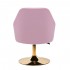 4Rico swivel armchair QS-BL14G velvet pink
