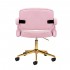 4Rico Swivel chair QS-OF213G velvet pink 4Rico Swivel chair QS-OF213G velvet pink