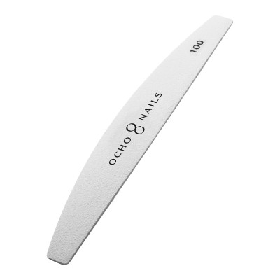 Ocho Nails replacement papers for file half-moon metal. 100 10 pcs.
