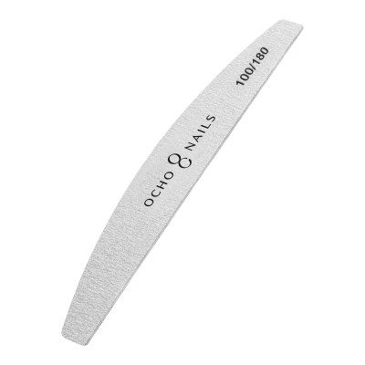 Ocho Nails slim half-moon file 100/180 10 pcs.