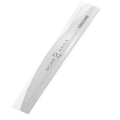 Ocho Nails half-moon file slim 180/240 1 pc. safe pack