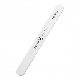 Ocho Nails straight file 80/100 10 pcs.