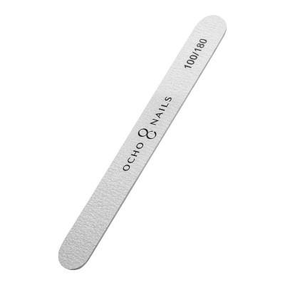 Ocho Nails straight slim file 100/180 10 pcs.