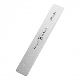 Ocho Nails wide straight file 100/180 10 pcs. Ocho Nails wide straight file 100/180 10 pcs.