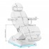 Electric cosmetic chair SILLON Luxury 3 motors white