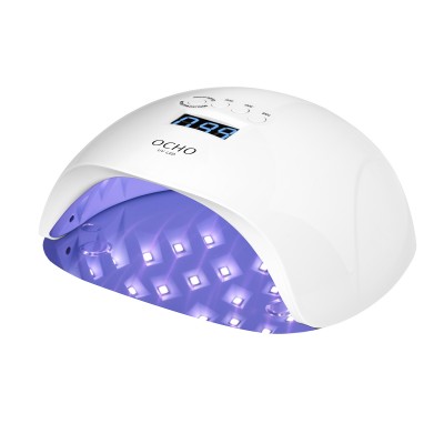 UV LED lamp OCHO NAILS X13 65W white with mirror bottom