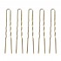 Hairdressing hair buns E-57 120 pcs. 5.6 cm gold