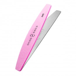 Ocho Nails half-moon file metal core + buffers 240 10 pcs.