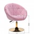 4Rico fotel obrotowy QS-BL12G aksamit różowe 4Rico fotel obrotowy QS-BL12G aksamit różowe