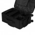 Hairdressing suitcase on wheels, black
