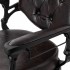 Gabbiano President barber chair brown with black frame