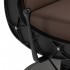 Gabbiano fotel barberski Continental brązowy Gabbiano fotel barberski Continental brązowy