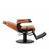 Gabbiano barber chair Visionerio light brown black frame Gabbiano barber chair Visionerio light brown black frame