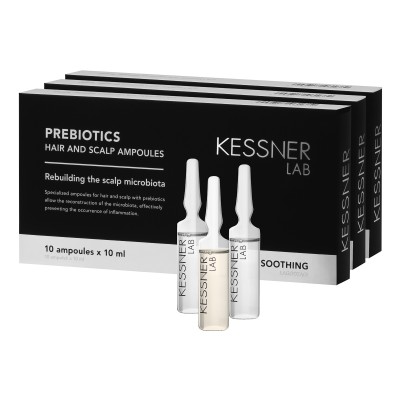 Kessner Lab ampoule set: Prebiotic, Moisturizing, Caffeine