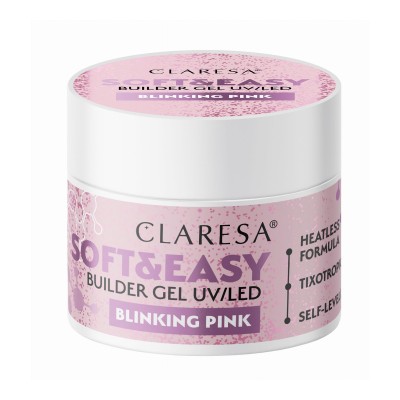 Claresa Soft&Easy gel builder blinking pink 12 g