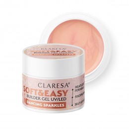 Claresa Soft&Easy dancing sparkles building gel 45g