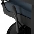 Gabbiano Bruno barber chair graphite with black frame