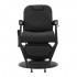 Gabbiano Bruno barber chair black with black frame
