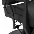 Gabbiano Bruno barber chair black with black frame