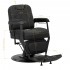 Gabbiano Bruno barber chair black with black frame