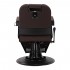 Gabbiano Bruno barber chair brown with black frame
