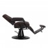Gabbiano Bruno barber chair brown with black frame