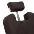 Gabbiano Bruno barber chair brown with black frame
