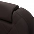 Gabbiano Bruno barber chair brown with black frame