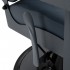 Gabbiano Bruno barber chair graphite with graphite frame