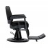 Gabbiano Bruno barber chair black with graphite frame