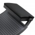 Gabbiano Bruno barber chair black with graphite frame