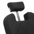 Gabbiano Bruno barber chair black with graphite frame
