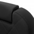 Gabbiano Bruno barber chair black with graphite frame