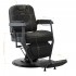 Gabbiano Bruno barber chair black with graphite frame