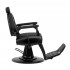 Gabbiano Francesco black barber chair with black frame