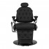 Gabbiano Francesco black barber chair with black frame