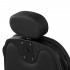 Gabbiano Francesco black barber chair with black frame