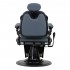 Gabbiano Francesco barber chair graphite with black frame