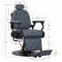 Gabbiano Francesco barber chair graphite with black frame