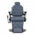 Gabbiano Francesco barber chair in graphite with brushed black frame