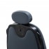 Gabbiano Francesco barber chair in graphite with brushed black frame