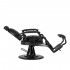 Gabbiano Niccolo barber chair black buttonless