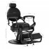 Gabbiano Niccolo barber chair black buttonless