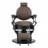 Gabbiano Barber chair Niccolo brown buttonless