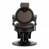 Gabbiano Barber chair Niccolo brown buttonless