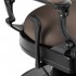 Gabbiano Barber chair Niccolo brown buttonless