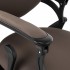 Gabbiano Barber chair Niccolo brown buttonless