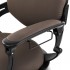 Gabbiano Barber chair Niccolo brown buttonless